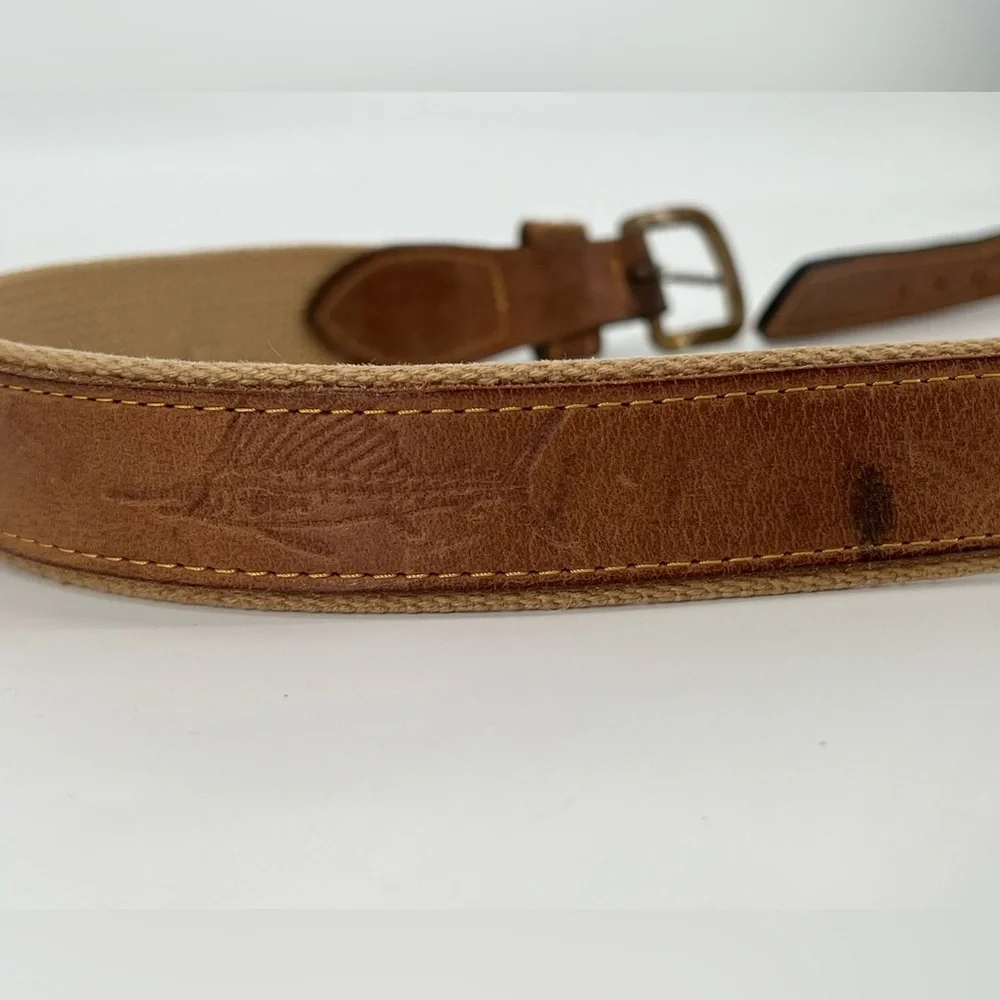 Sailfish‎ Leather & Canvas Belt 42